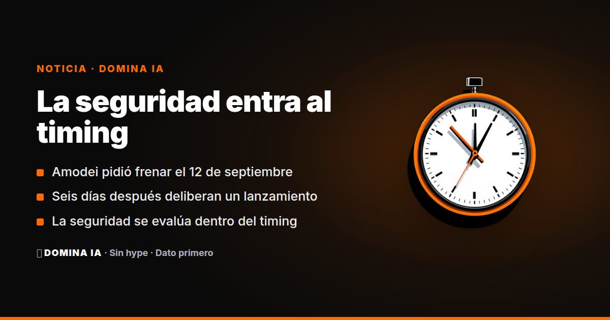 Portada del artículo: Anthropic considera un modelo nuevo antes del IPO: la seguridad va en el timing