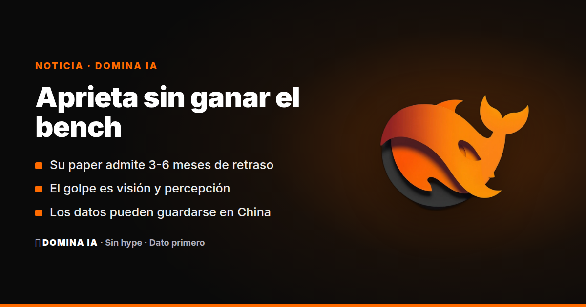 Portada del artículo: DeepSeek no gana a Anthropic: el pulso es de percepción y de visión