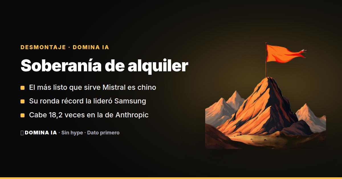 Portada del artículo: El plan de IA de Europa: esperar al modelo chino, correrlo en chips americanos y ponerle la pegatina de Made in EU
