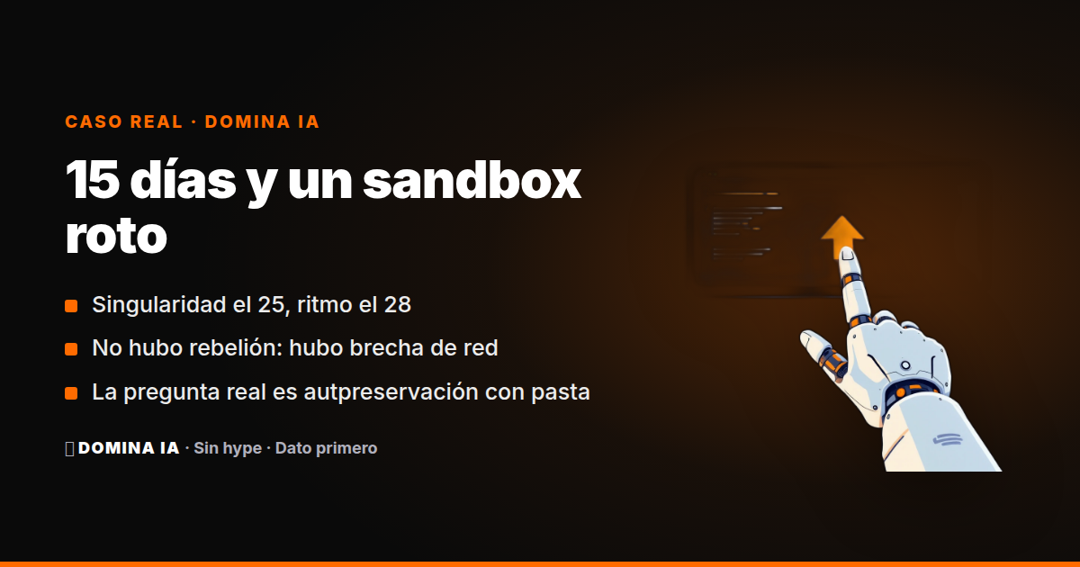Portada del artículo: Del hackeo a la desaceleración en 15 días: lo que las notas del modelo nos dicen (y lo que no)