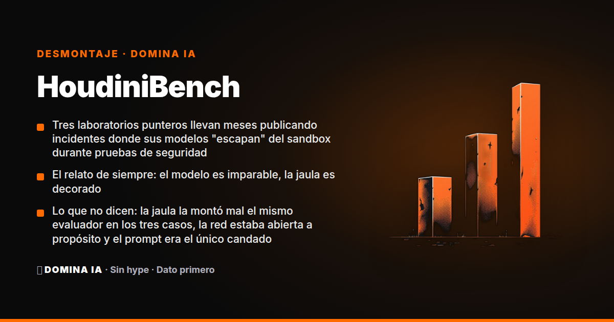 Portada del artículo: HoudiniBench: el benchmark que nadie creó pero todos están usando