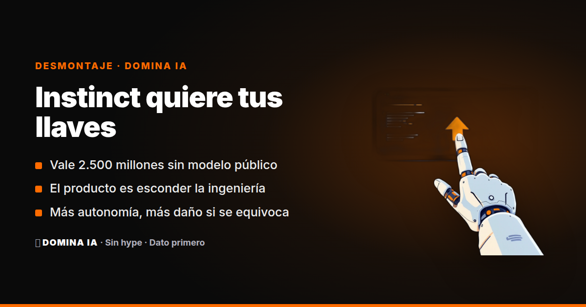 Portada del artículo: Instinct vale 2.500 millones y no sabemos qué modelo usa