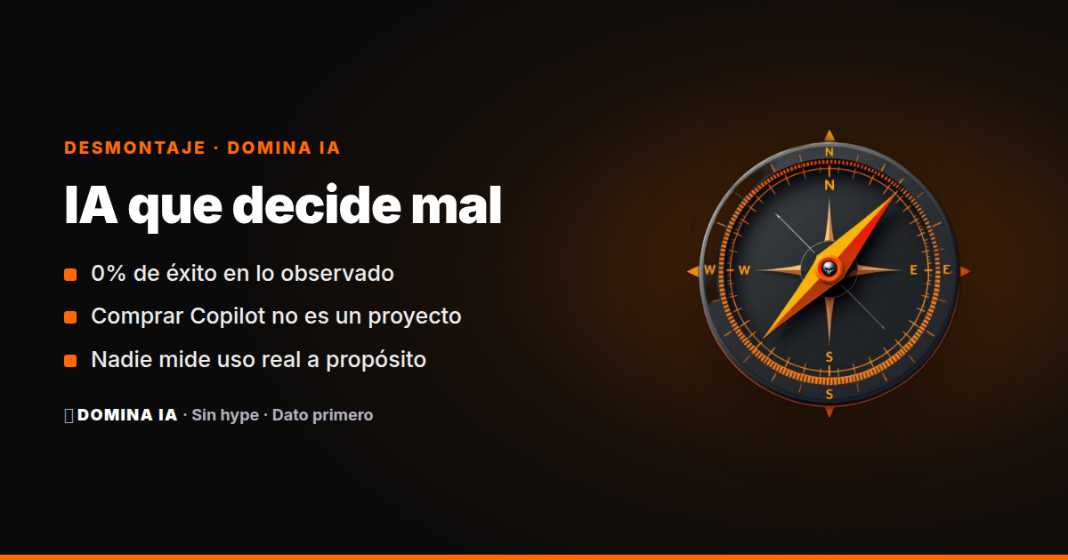 Portada del artículo: La manía de la IA está destrozando la toma de decisiones (y nadie quiere medirlo)