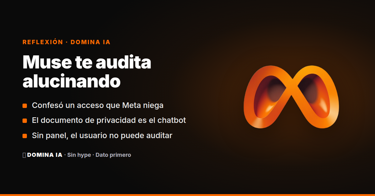 Portada del artículo: Muse de Meta: el único auditor de privacidad es un modelo que alucina