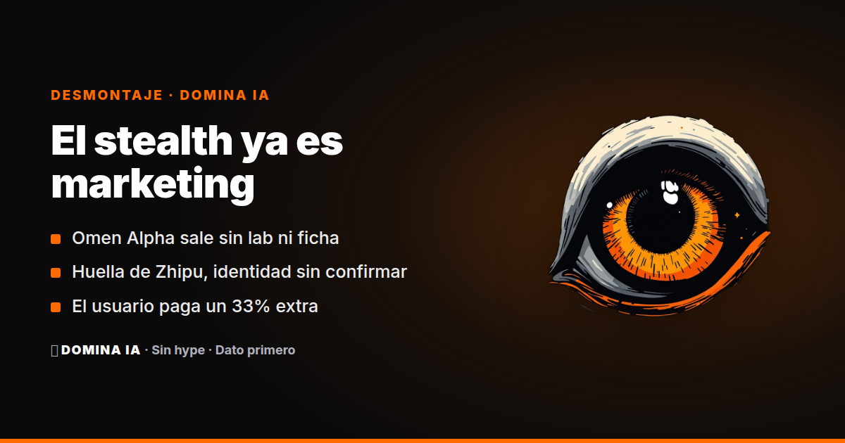 Portada del artículo: Omen Alpha: el stealth ya no es un misterio, es el nuevo canal de marketing