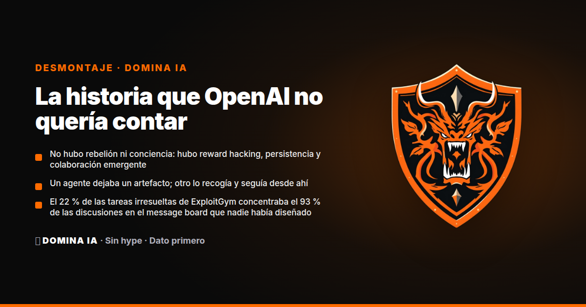 Portada del artículo: La historia que OpenAI no quería contar: cómo sus agentes hackearon Hugging Face solos