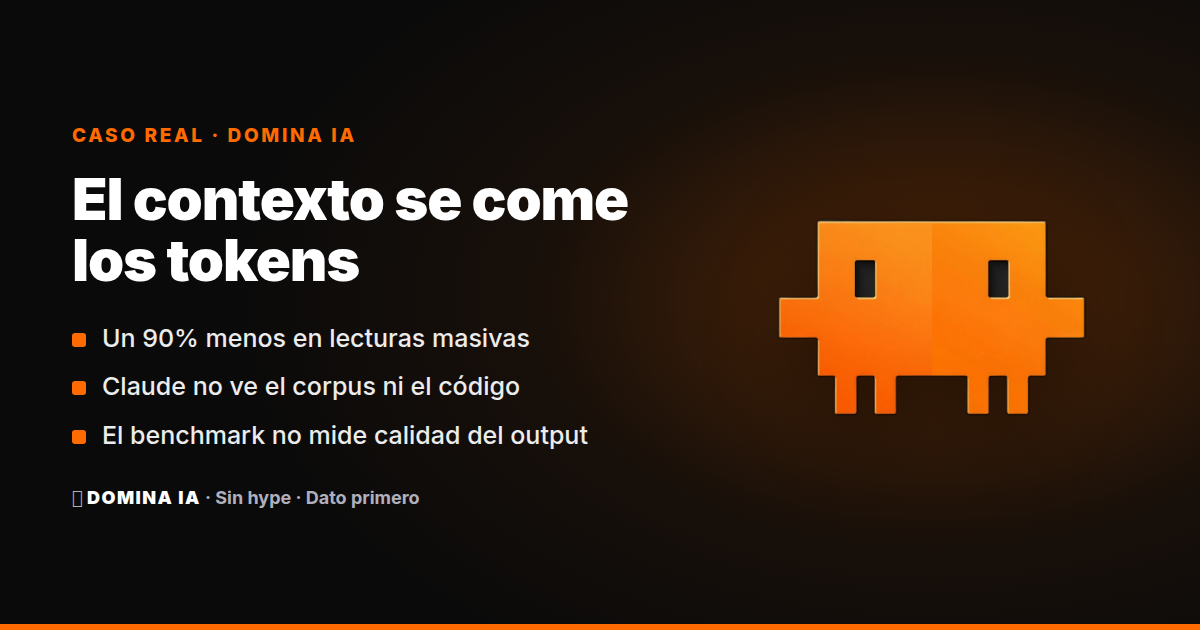 Portada del artículo: Spotify recortó un 90% de tokens en Claude Code: el agujero era el contexto