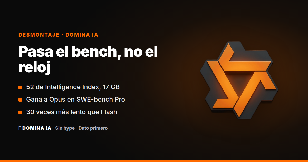 Portada del artículo: Qwen3.8-27B en local: frontier en el bench, atasco en el reloj