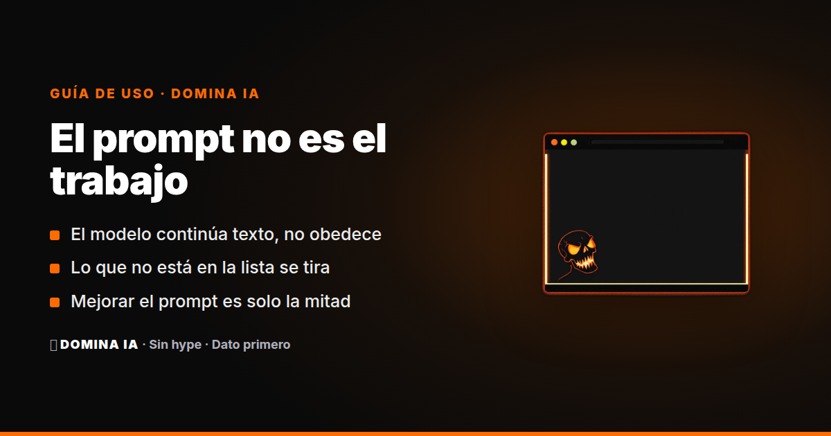 Portada del artículo: Tu prompt no está mal escrito, está mal entendido